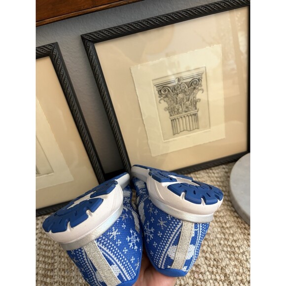 Brooks Revel 3 Run Merry Ugly Sweater Christmas Women’s Running Shoes Blue 8B - Picture 10 of 11